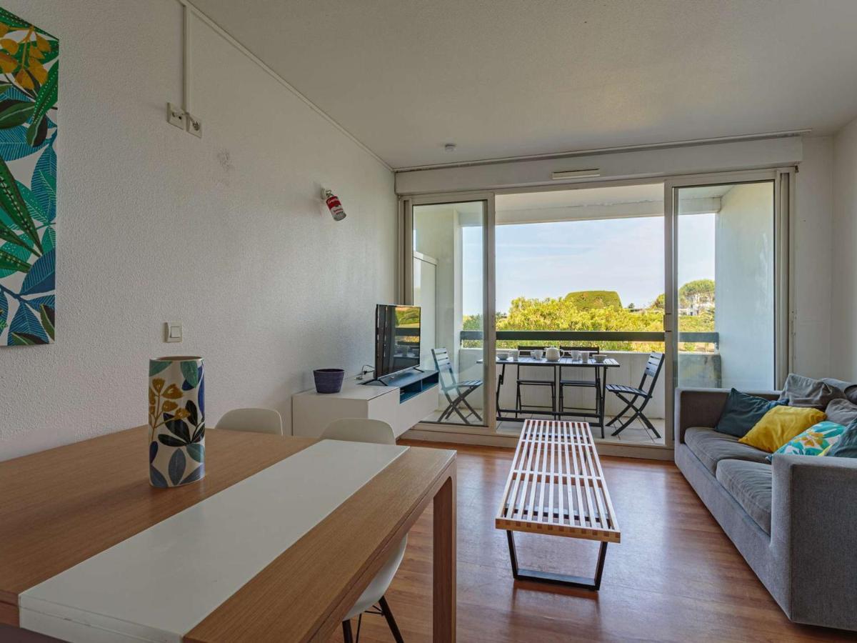 Apercu Mer: Bel Appartement Avec Piscine, Tennis Et Proche Plage - Fr-1-3-450 Бидар Екстериор снимка