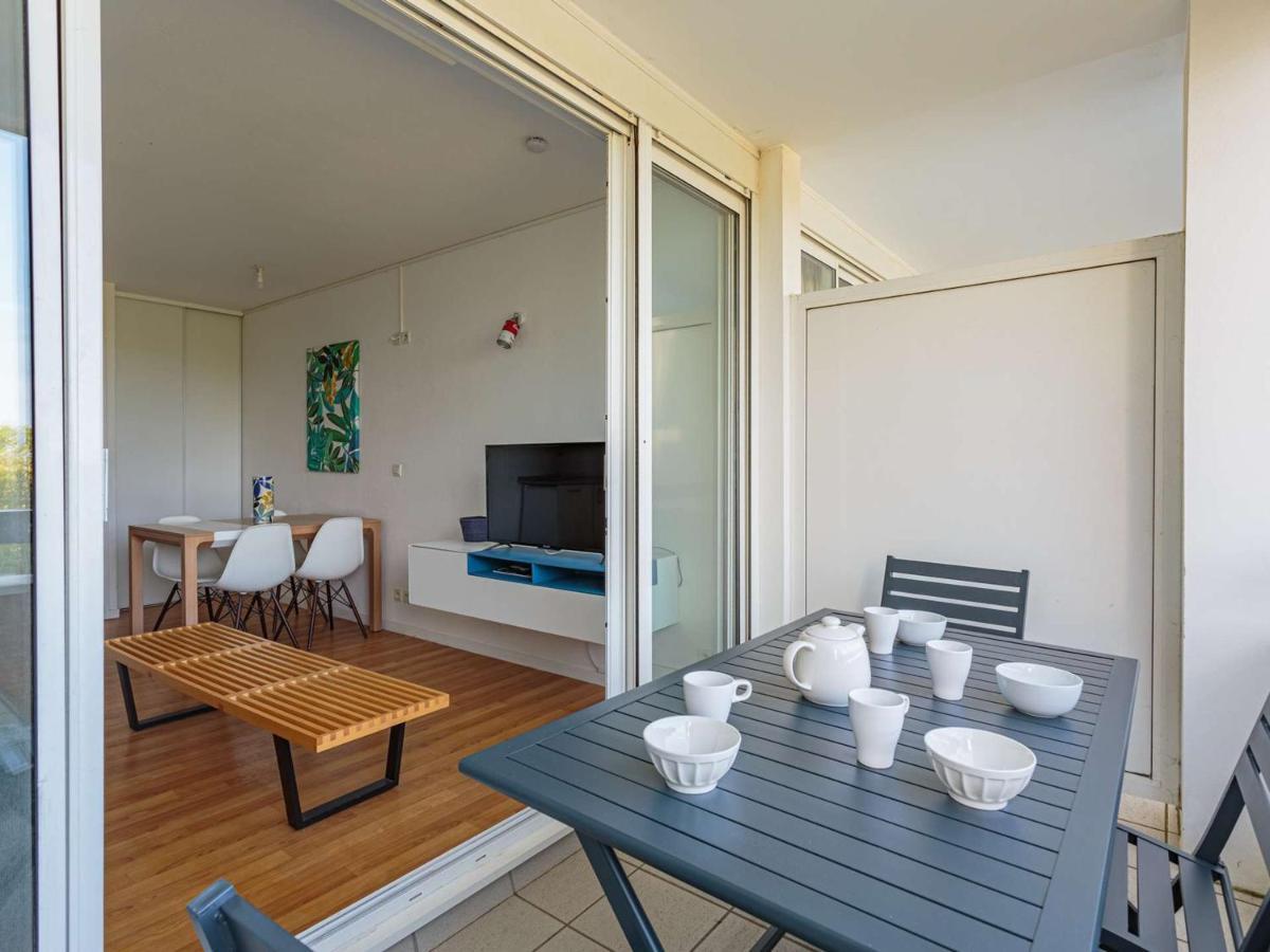 Apercu Mer: Bel Appartement Avec Piscine, Tennis Et Proche Plage - Fr-1-3-450 Бидар Екстериор снимка