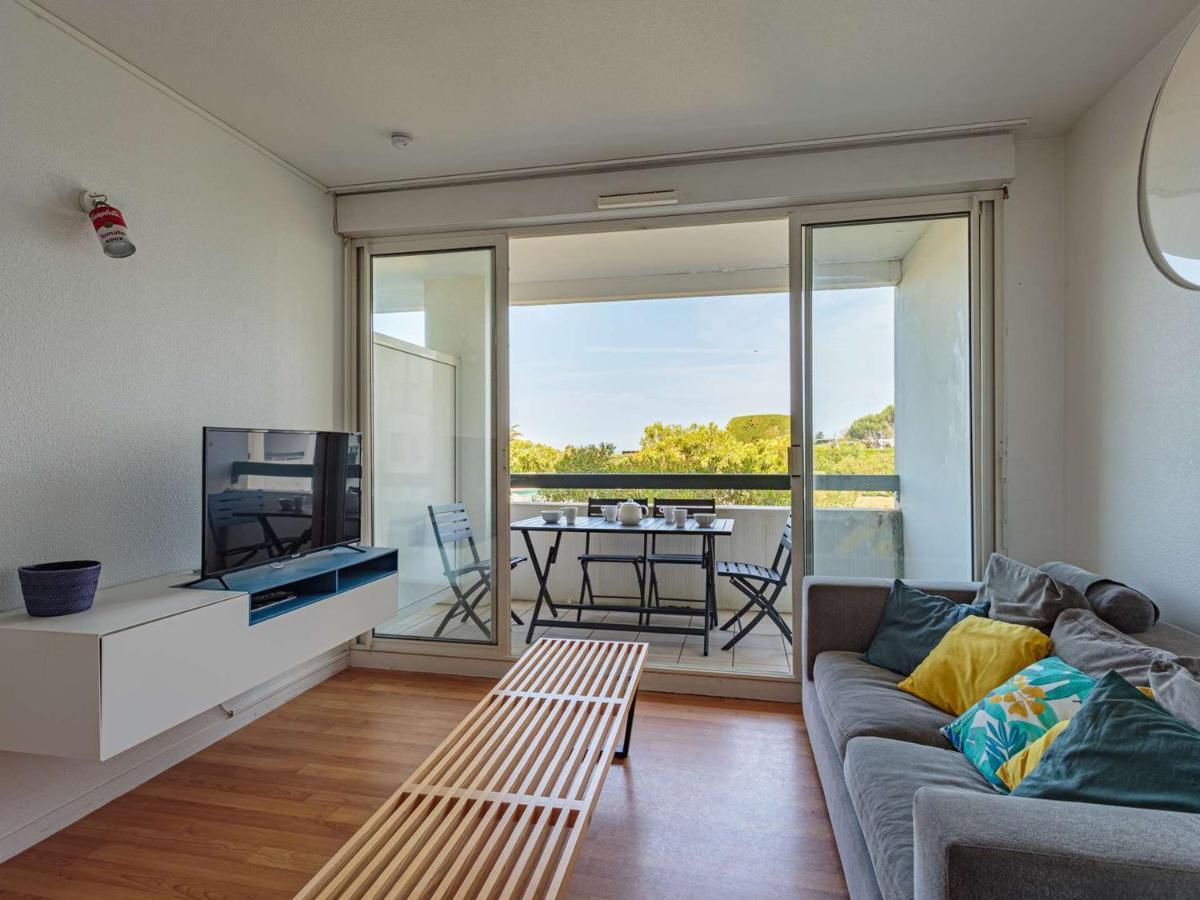 Apercu Mer: Bel Appartement Avec Piscine, Tennis Et Proche Plage - Fr-1-3-450 Бидар Екстериор снимка